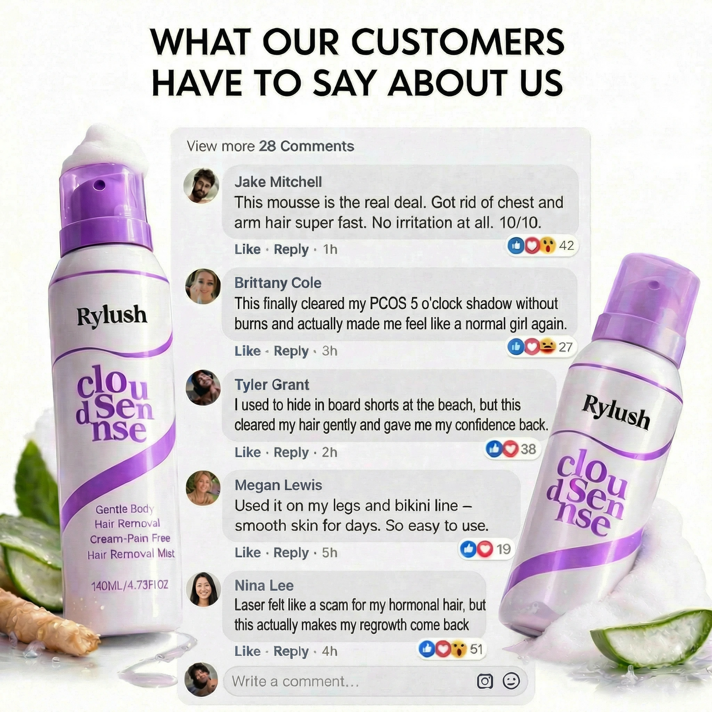 Silky Skin Hair Removal Mousse