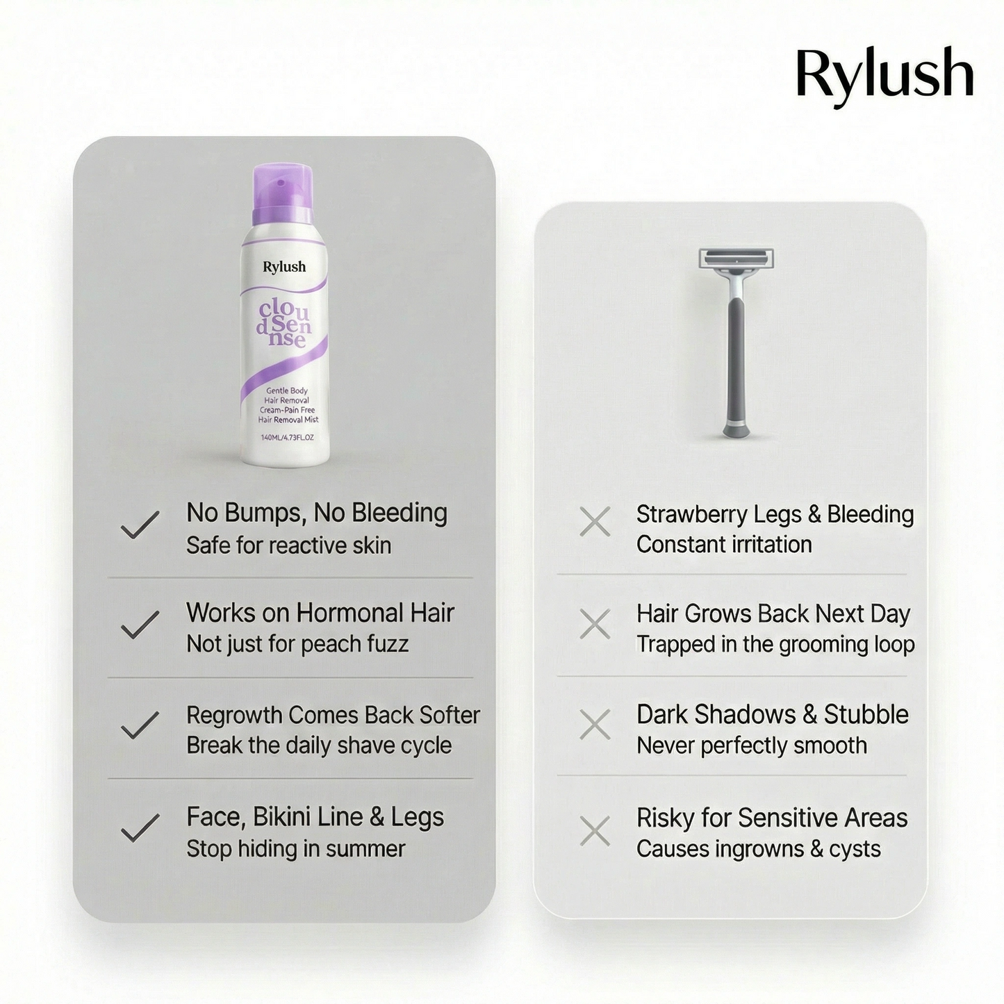 Silky Skin Hair Removal Mousse